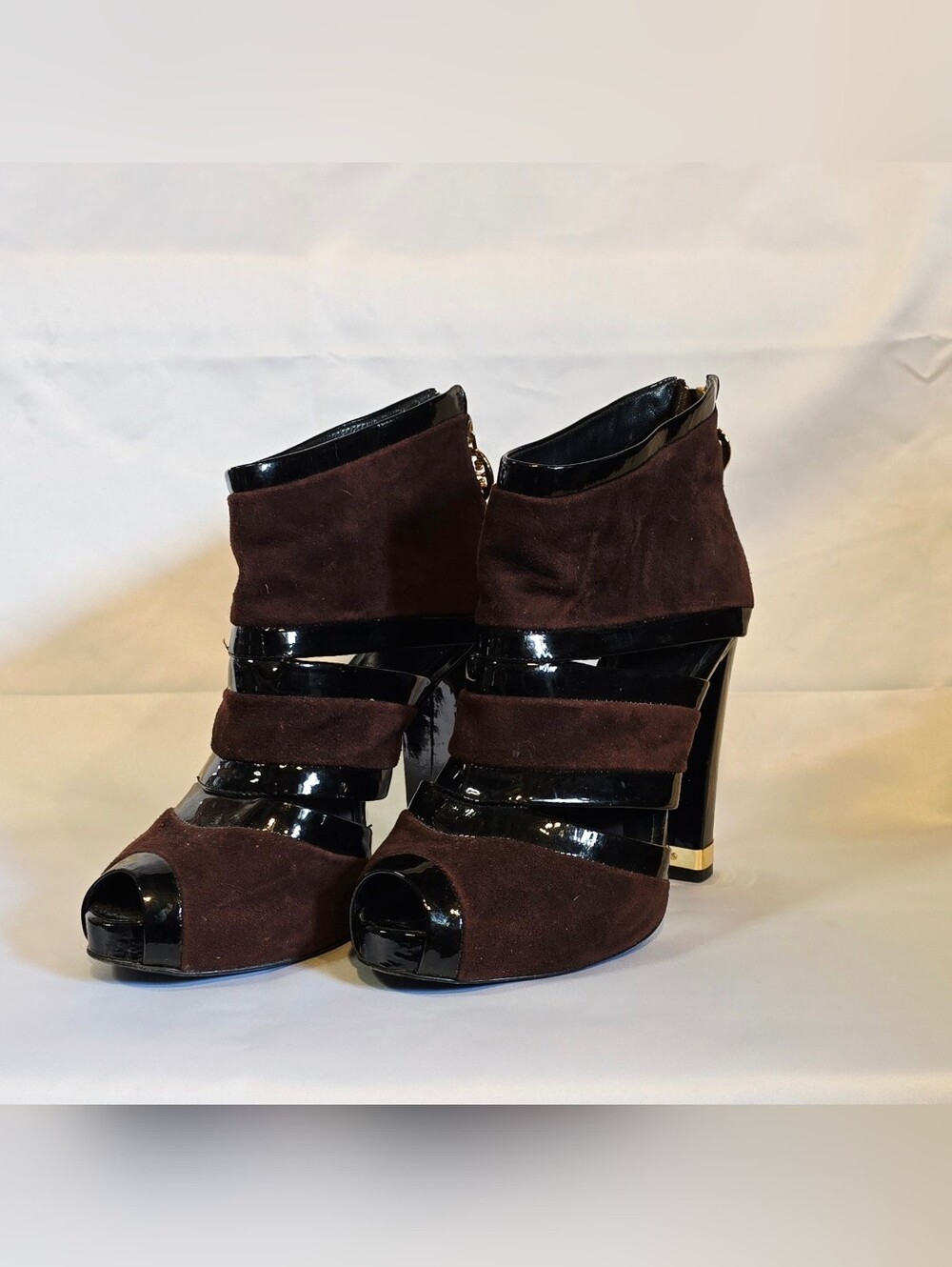 Tory Burch Lucille Peep Toe Booties